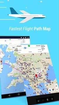 Flights Tracker Live Flight Status Flight Path Map screenshot 4