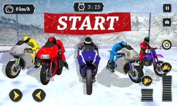 Snow Mountain Bike Racer - Motocross Racing 2020 screenshot 1