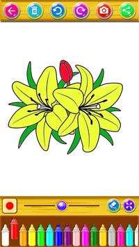 coloring flower game screenshot 8