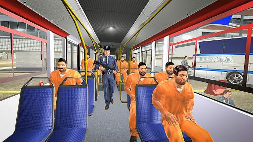 US Police Bus Drive Simulator screenshot 3