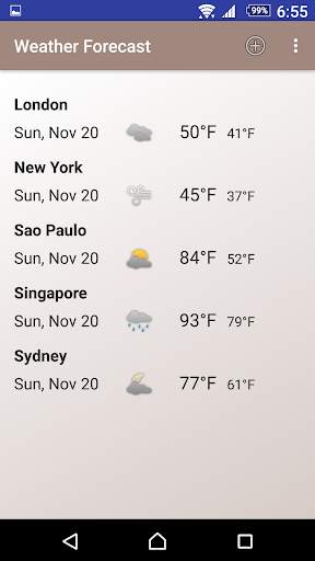 5-Day Weather Forecast screenshot 4