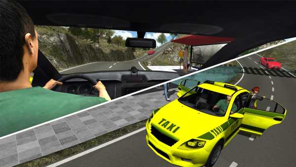 Taxi Driver Hill Climb sim 3D screenshot 10