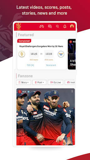 RCB Official- Live IPL Cricket screenshot 3