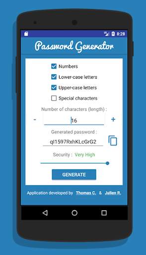 Password Generator screenshot 2