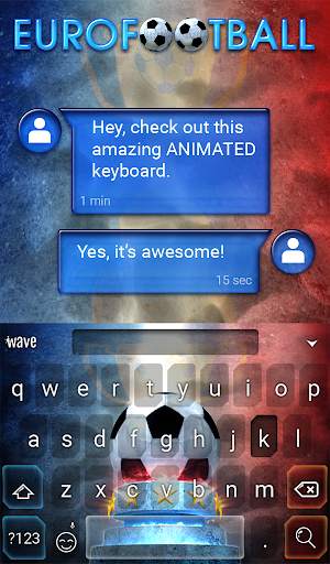 Eurofootball Animated Keyboard   Live Wallpaper screenshot 3