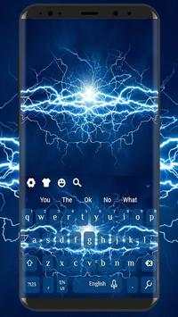 Blue Lightning Flash Keyboard 1 تصوير الشاشة