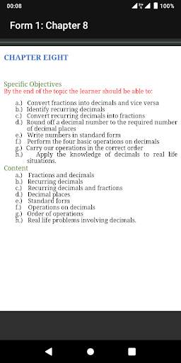 KCSE Revision app all subjects screenshot 6