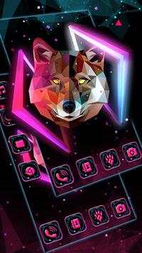 3D Neon Wolf screenshot 2