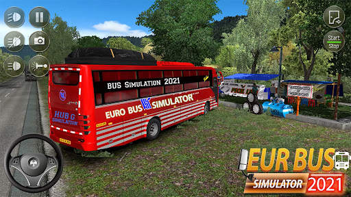 Euro Bus Simulator: เกมรถบัส screenshot 1