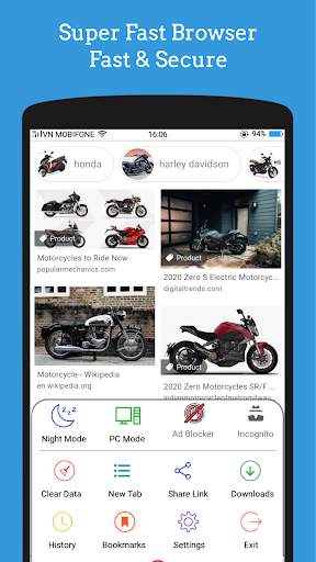 New Uc browser 2020: Fast & secure - turbo, mini screenshot 3