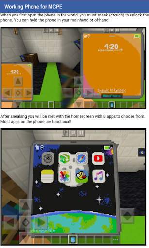 Phone Add-on for Minecraft PE screenshot 3