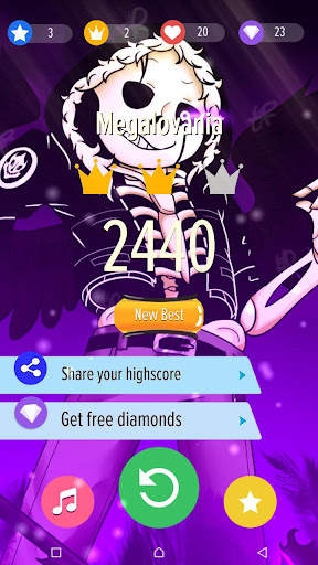 Piano Tiles : Megalovania Unde screenshot 3