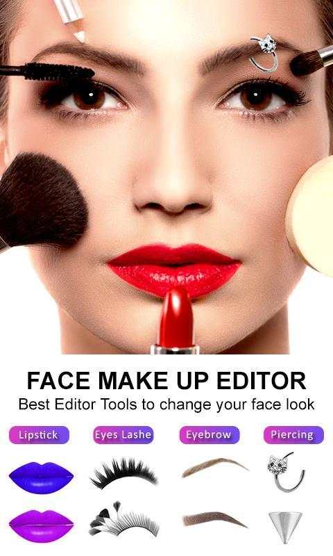 3D Woman Makeup Salon Photo Editor 2020 screenshot 4
