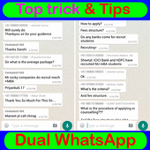 Guide Dual WhatsApp in phone icon