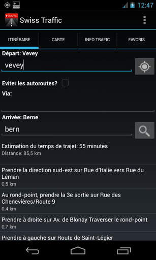 Swiss-Traffic screenshot 3