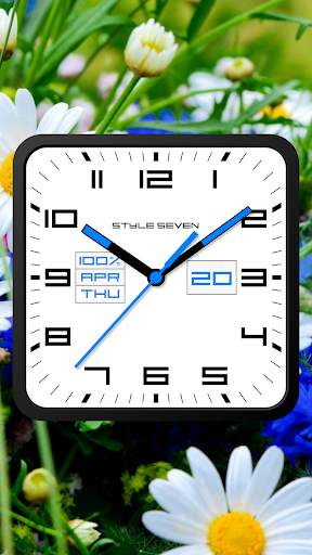 Square Analog Clock-7 screenshot 2