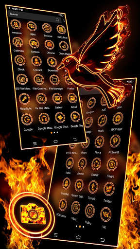 Fire Dove Launcher Theme screenshot 4