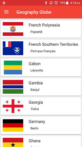 Geography Globe - Countries Information скриншот 2