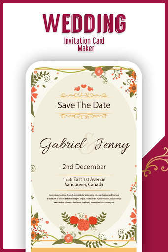 Wedding Invitation Card Maker screenshot 3