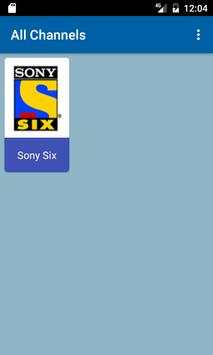 Sony Six Live Tv HD screenshot 2