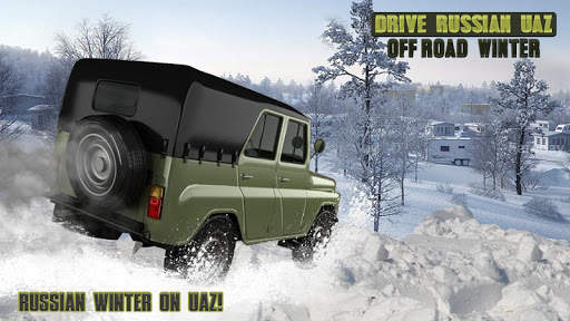 Drive Russian UAZ Off-Road Winter screenshot 2