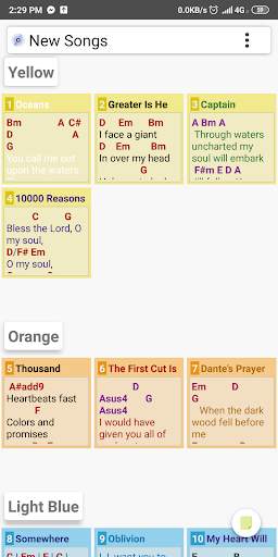 LyricsNote - Guitar Chords & Lyrics in a Notepad скриншот 6
