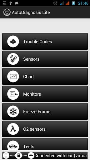 AutoDiagnosis LITE (OBDII ELM) screenshot 1