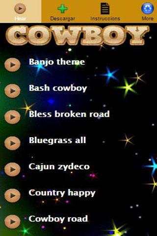 Cowboy Ringtones screenshot 1