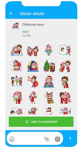 🎄New Year Christmas Stickers for Whatsapp 2020🎄 screenshot 3