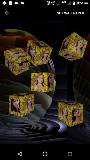 3D Photo Cube Live Wallpaper скриншот 9