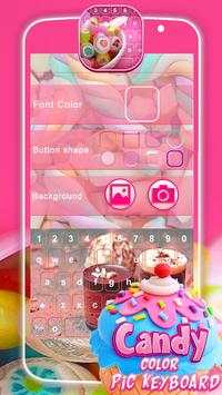 Candy Color Pic Keyboard screenshot 1