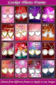 Couple Locket Photo Frame and Photo Editor 5 تصوير الشاشة