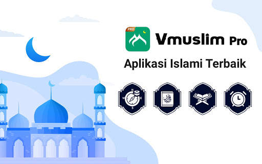 Jadwal shalat, Qur'an, azan & Kiblat Vmuslim Pro screenshot 8