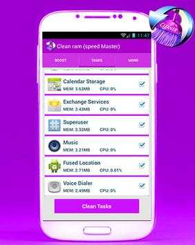 Clean Ram (Speed Master) screenshot 4