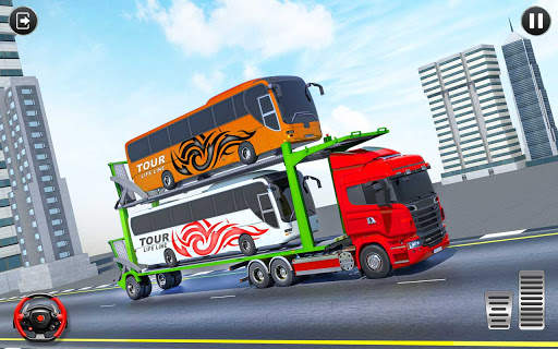 City Coach Bus Transport Truck Simulator screenshot 4