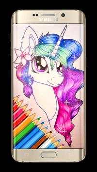 Unicorn coloring screenshot 1