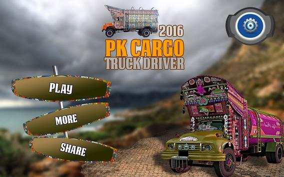 PK Cargo Truck Driver 2016 скриншот 1