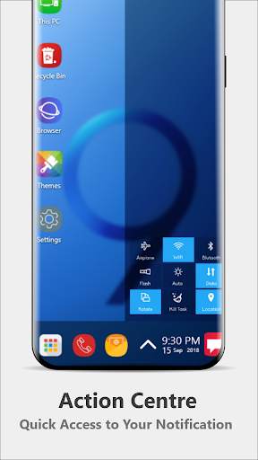 S9 Theme for Computer Launcher Style screenshot 2