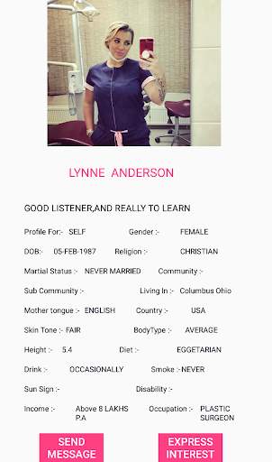 Free Matrimony Christian screenshot 4