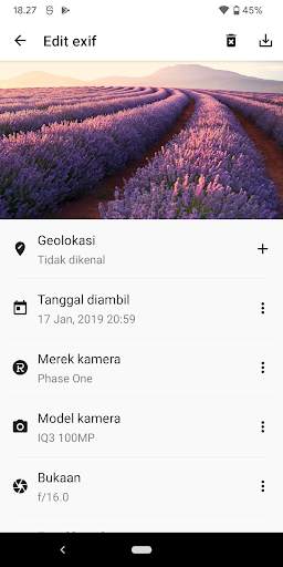 Galeri-Foto & Editor Exif screenshot 7