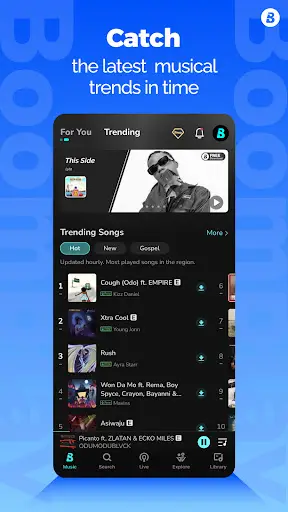 Boomplay: music & live stream 5 تصوير الشاشة