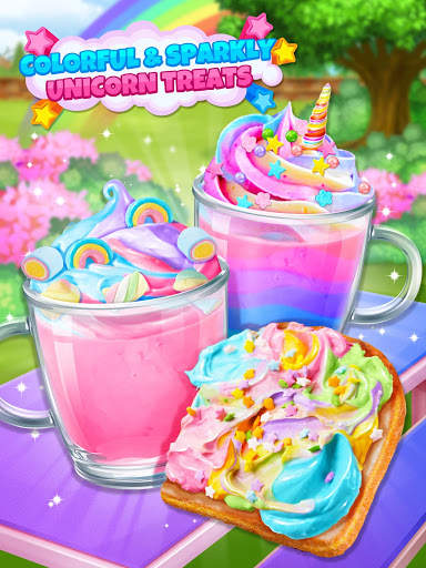 Unicorn Treats - Sweet Hot Chocolate & Toast Maker screenshot 4