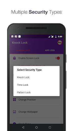 Knock lock screen - Applock screenshot 4