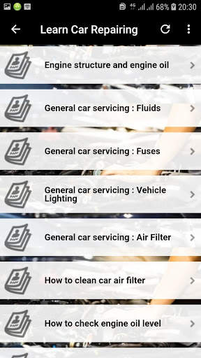 Learn Car Repairing Offline screenshot 4