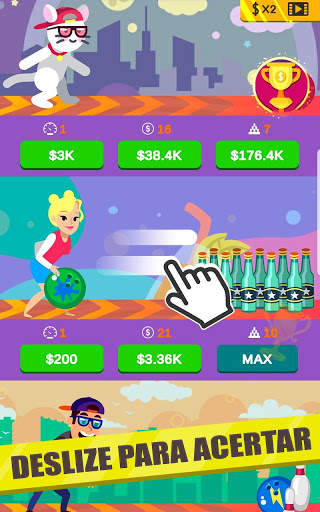 Bowling Idle - Jogos ociosos de esportes screenshot 1