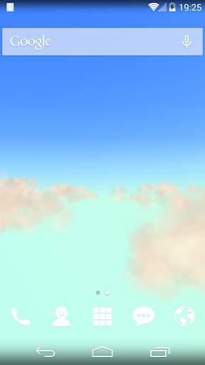 Blue Sky 3D Live Wallpaper screenshot 1