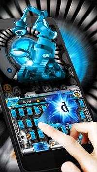 time travel future keyboard ai robot blue screenshot 3