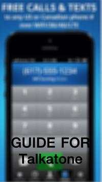 Guide Talkatone Call Phone скриншот 1