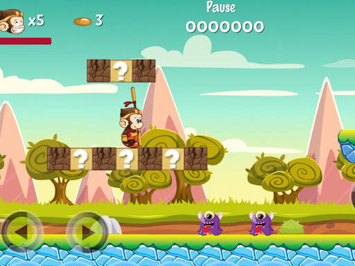 Super Monkey Rush World Runner Mobil Platform Game screenshot 11