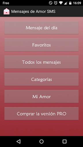 Mensajes de Amor SMS screenshot 1
